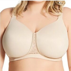 VANITY FAIR beauty back full figure 44D tan under wire bra NWOT